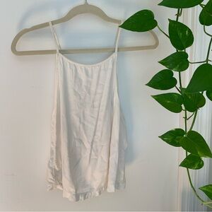 White Backless Brandy Melville Tank Top